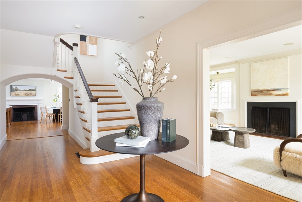 15 Hubbard Park Road Cambridge, MA 02138 - Photo 2 of 31 a view of a livingroom with furniture and a fireplace