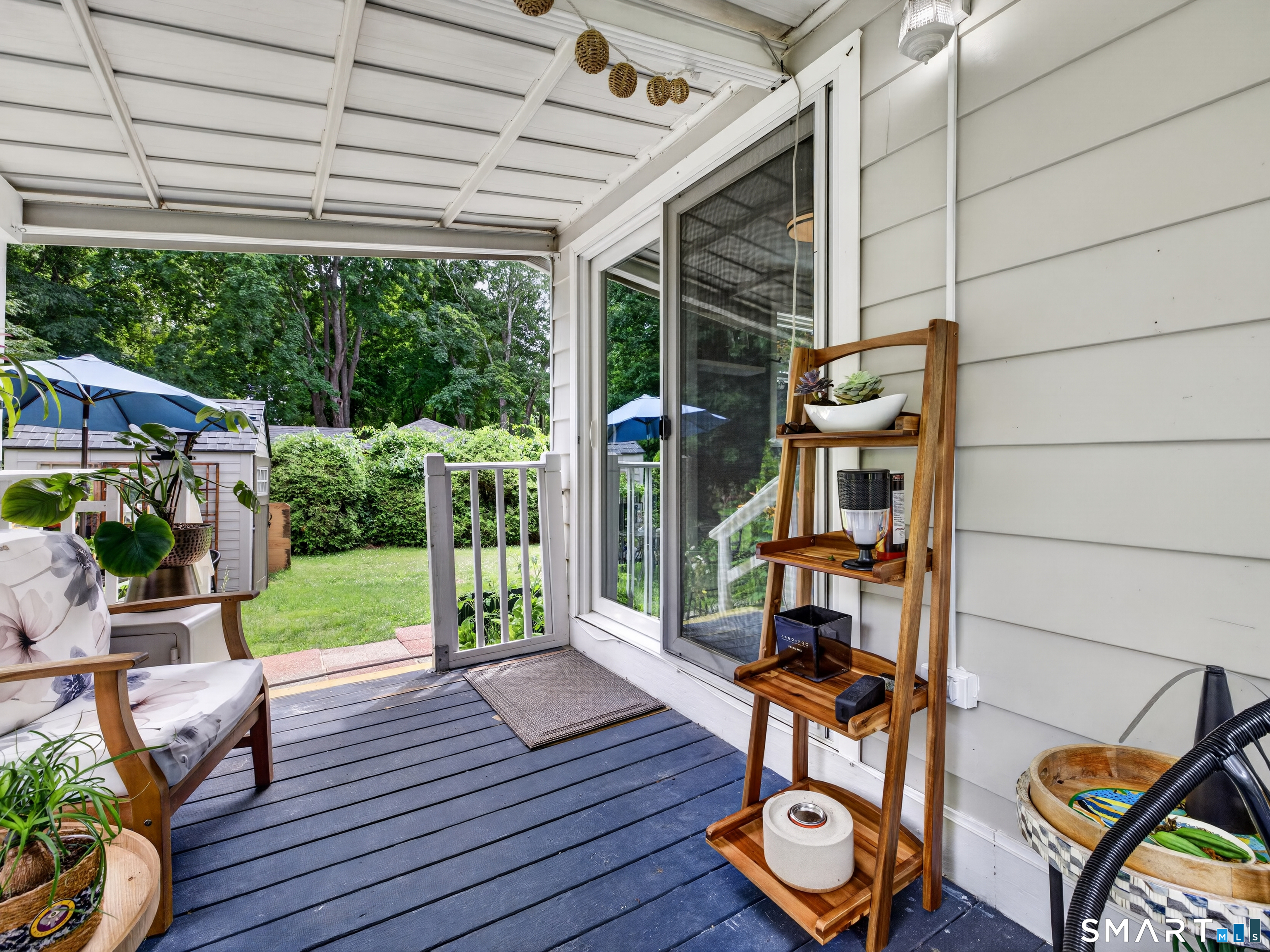 18 Old Forge Road Westbrook, CT 06498 - Photo 26 of 28 a view of a deck with furniture and garden