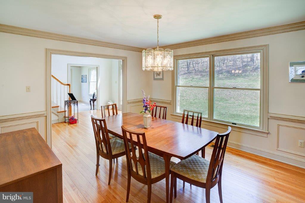 17991 Raven Rocks Road Bluemont, VA 20135 - Photo 11 of 30 a dining room with furniture window wooden floor
