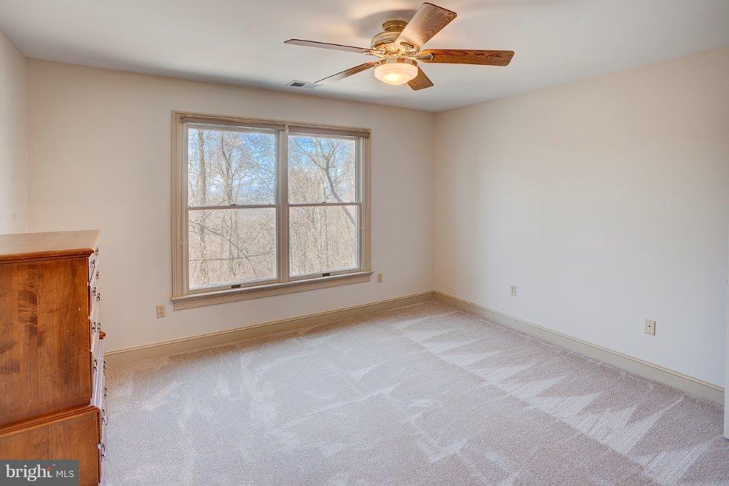 17991 Raven Rocks Road Bluemont, VA 20135 - Photo 22 of 30 an empty room with chandelier fan