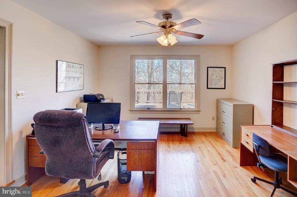 17991 Raven Rocks Road Bluemont, VA 20135 - Photo 10 of 30 a workspace with furniture window and wooden floor
