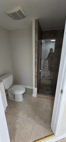 a bathroom with a toilet