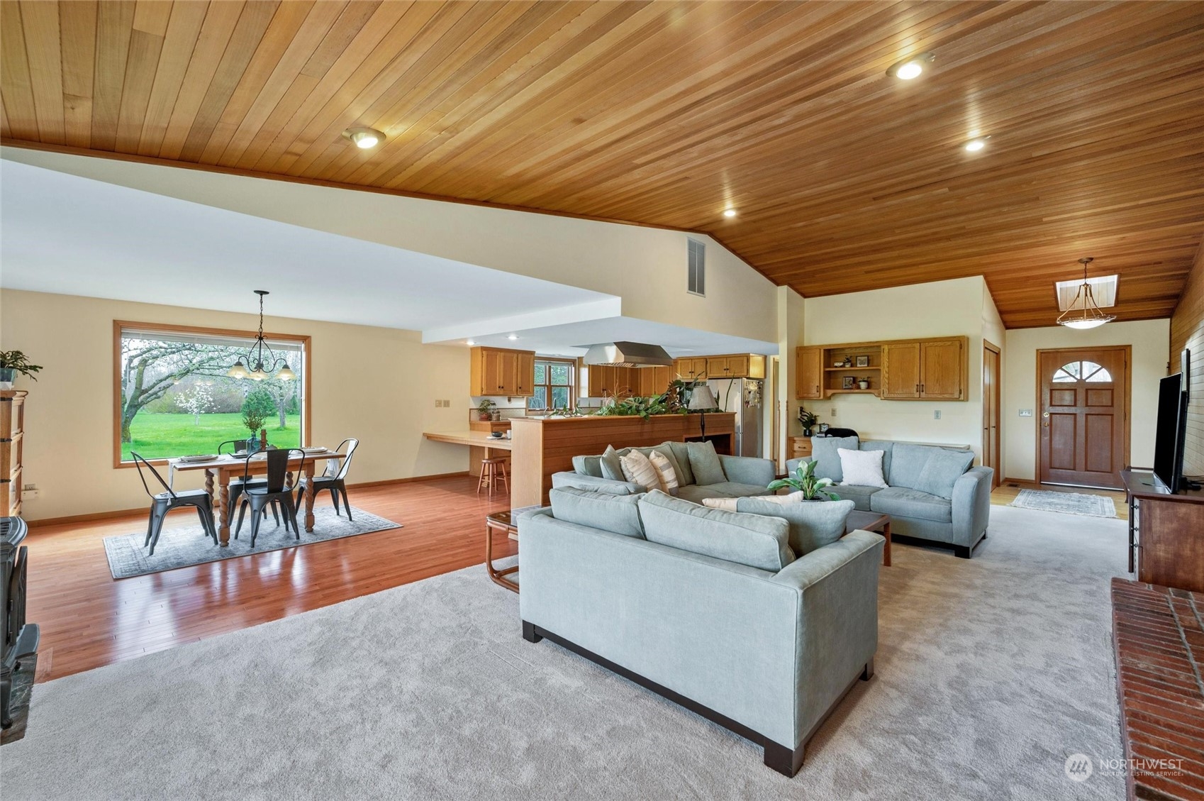 6002 Aldrich Road Bellingham, WA 98226 - Photo 4 of 30 a living room with furniture and a large window