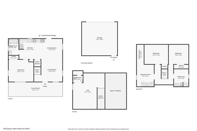 $219,900 | 2977 Jay Drive, New Castle, PA 16101