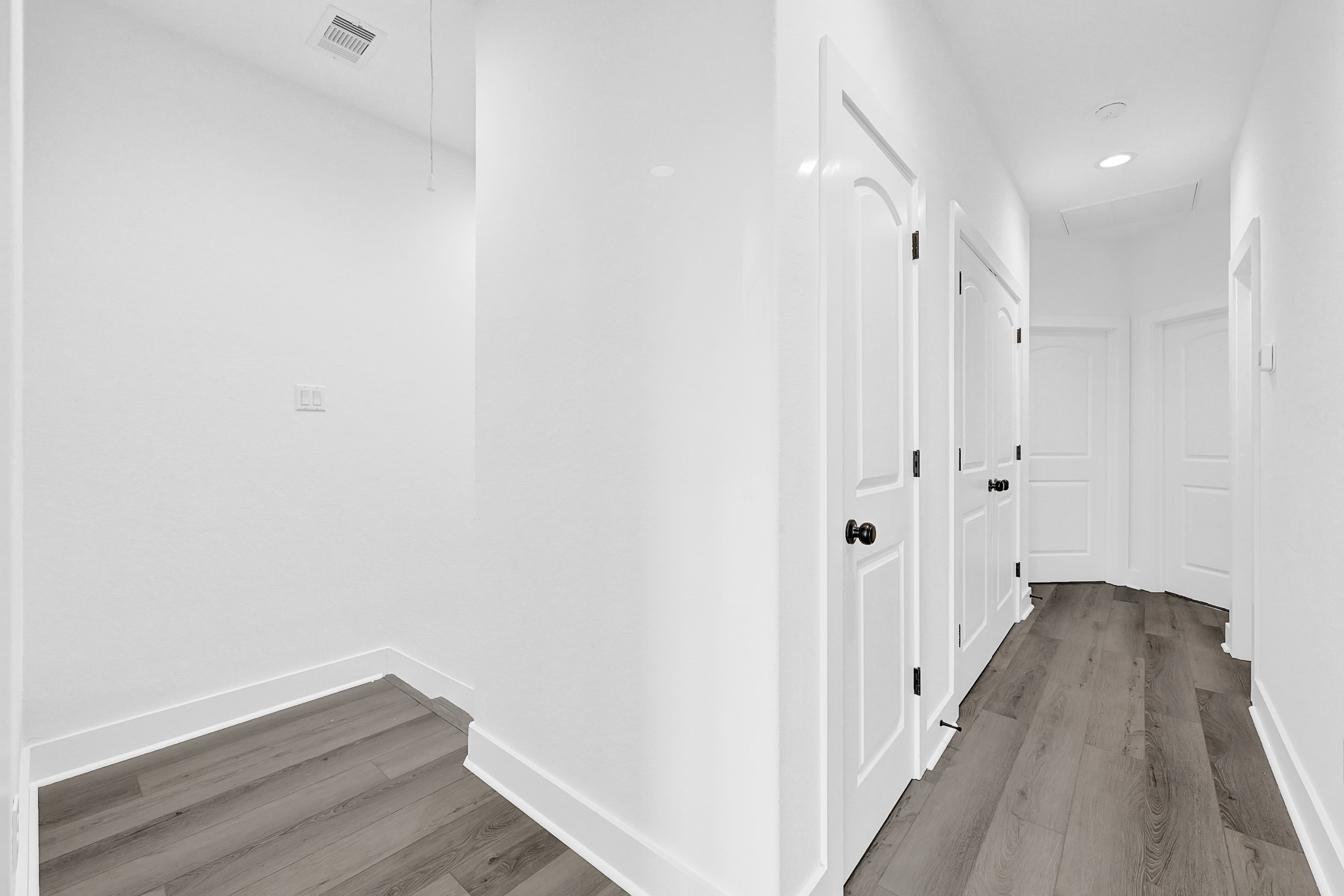 116 York Street South Houston, TX 77587 - Photo 10 of 21 a view of a hallway with wooden floor