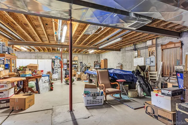 a view of storage and utility room