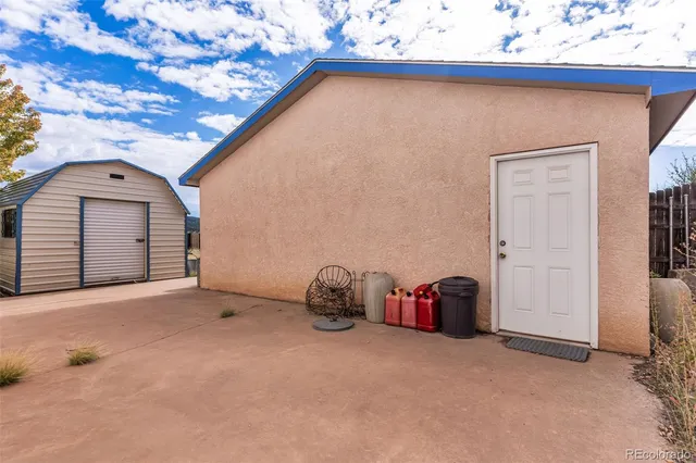 a view of storage and utility room