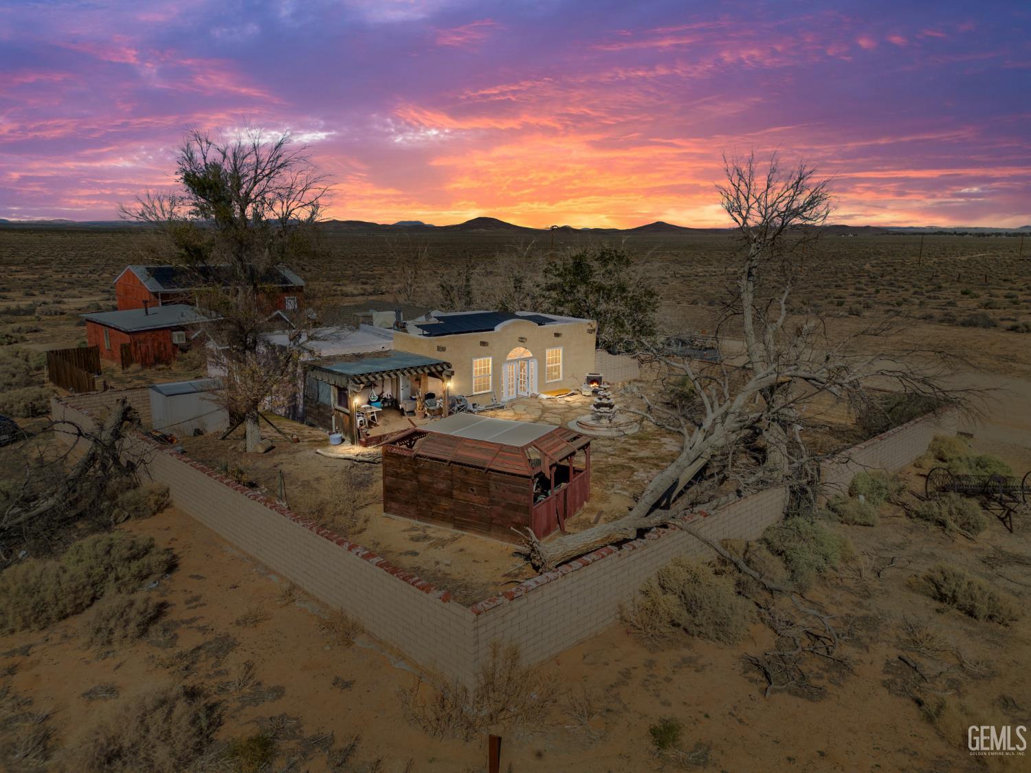 a view of a lake with a mountain in the background