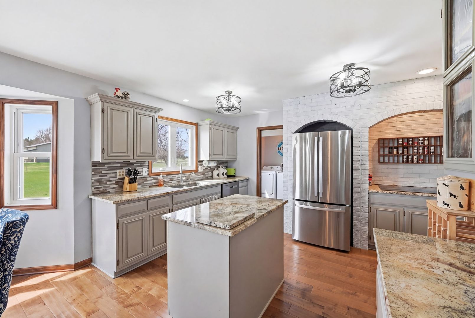 8N316 McGough Road Maple Park, IL 60151 - Photo 14 of 46 a kitchen with refrigerator a stove a sink and dishwasher