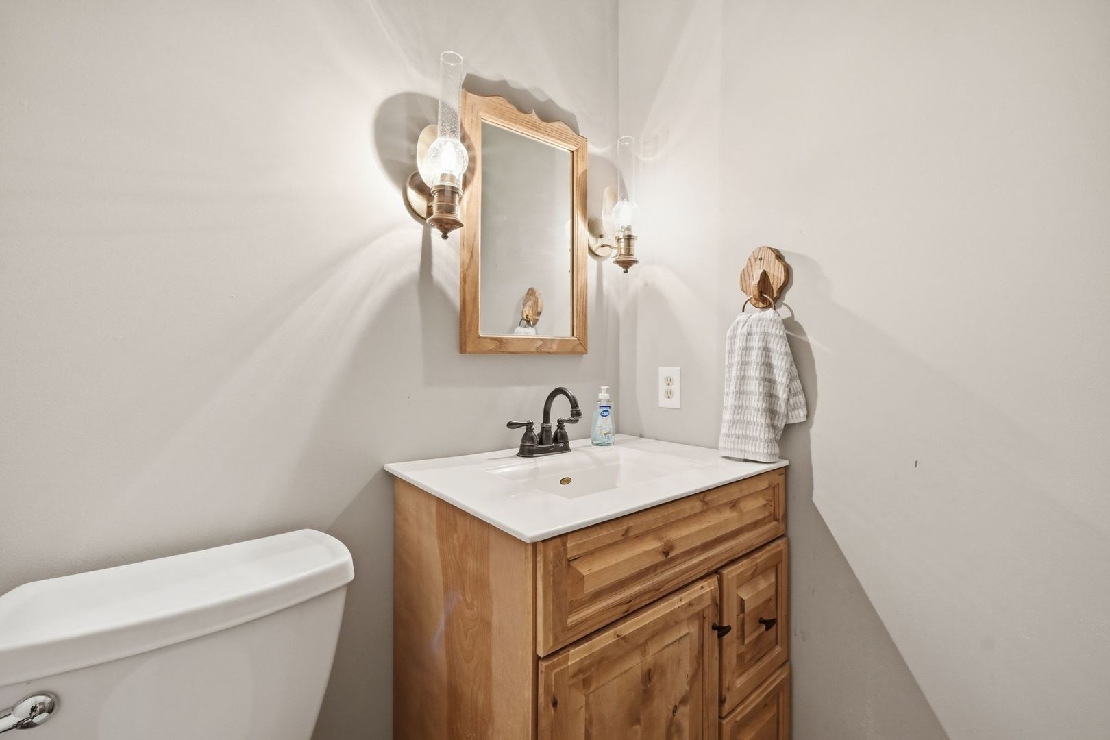 8N316 McGough Road Maple Park, IL 60151 - Photo 21 of 46 a bathroom with a sink and a mirror