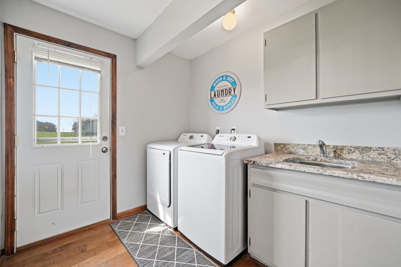 8N316 McGough Road Maple Park, IL 60151 - Photo 24 of 46 a utility room with dryer and washer