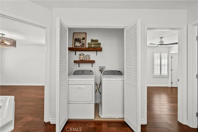 a room with storage and utility