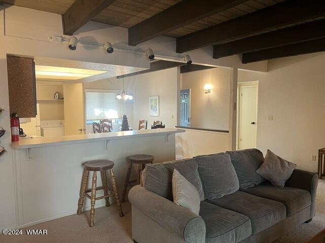 2820 Sports Village Loop Pinetop, AZ 85935 - Photo 9 of 24 a living room with furniture and a glass door