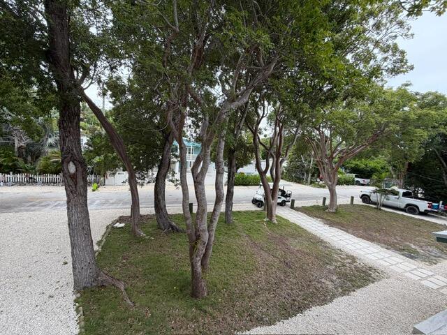 219 South Bay Harbor Drive, Unit B Key Largo, FL 33037 - Photo 16 of 16 a view of road with trees