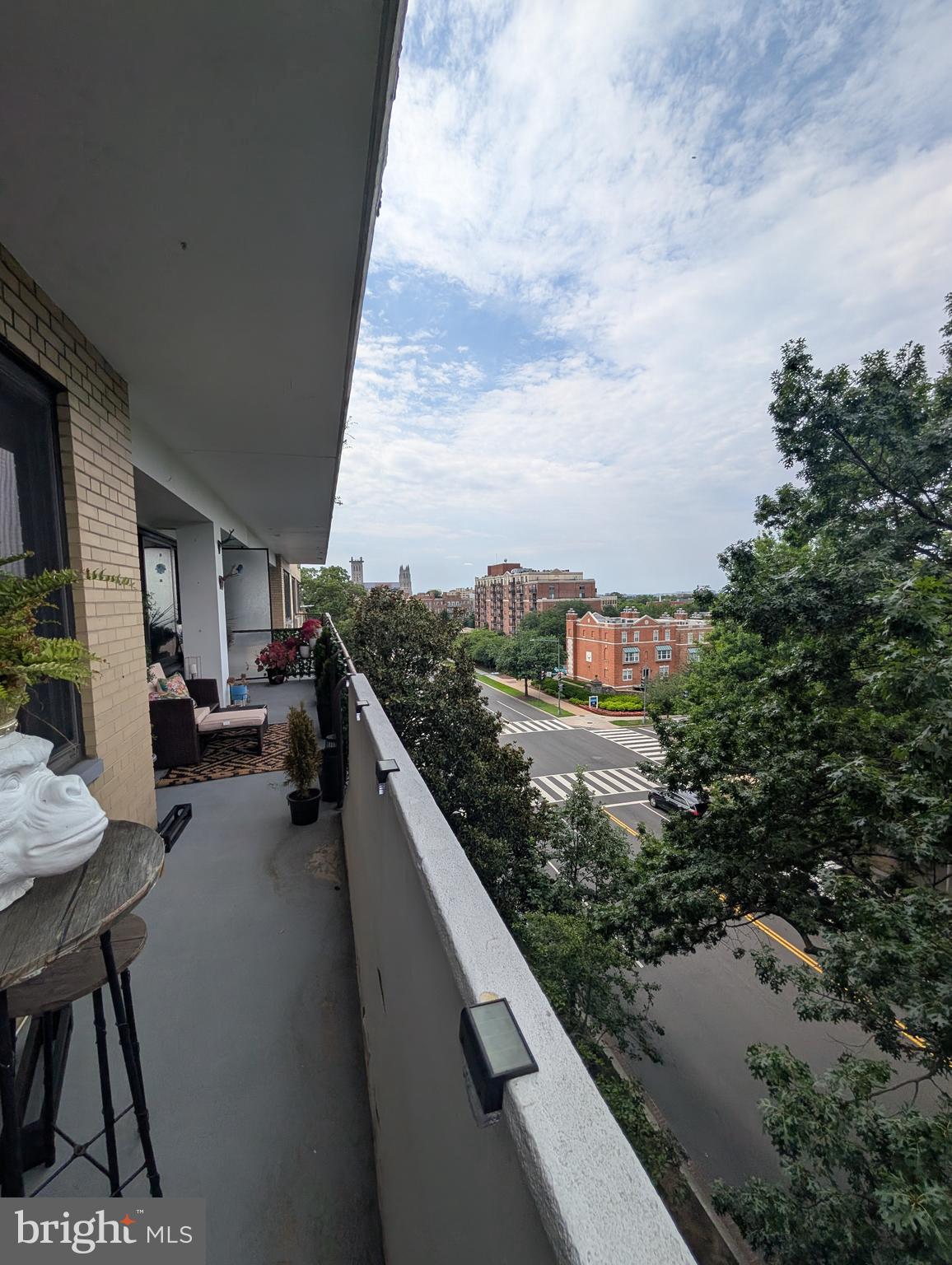 3601 Wisconsin Avenue Northwest, Unit 502 Washington, DC 20016 - Photo 14 of 32 over 30 feet of balcony