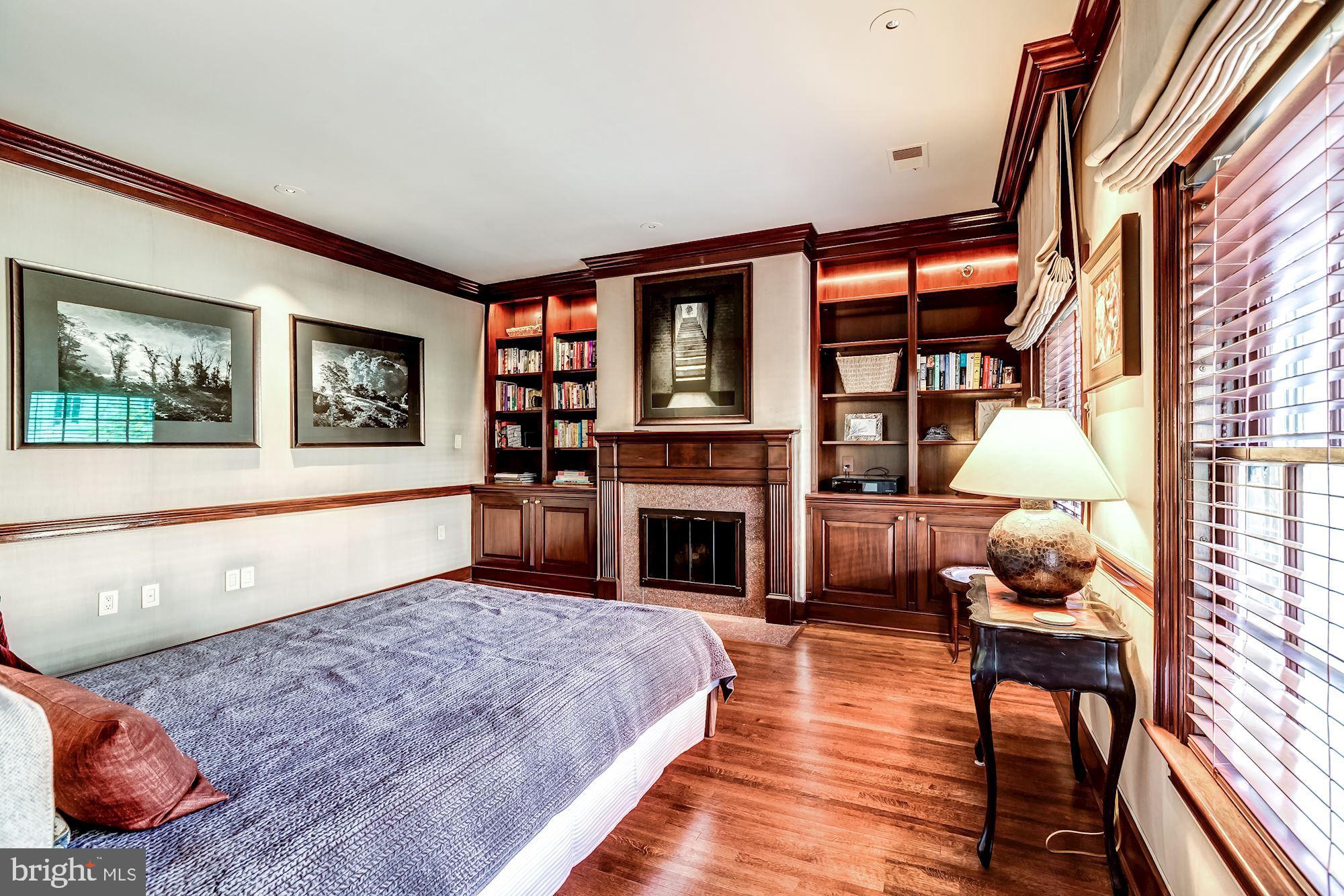 2130 Bancroft Place Northwest Washington, DC 20008 - Photo 25 of 35 Guest Bedroom with Gas Fireplace