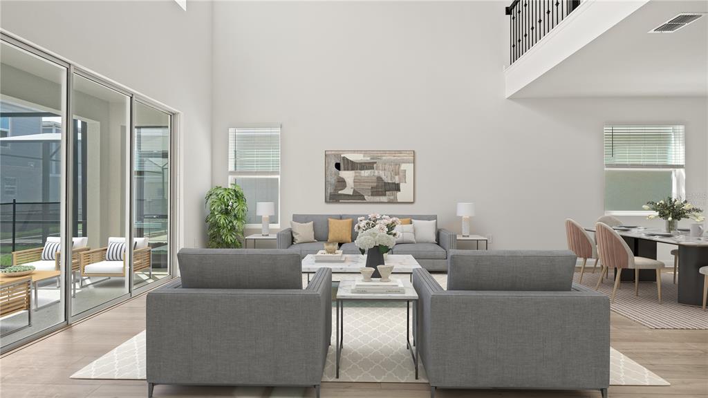 7851 Poplin Street Kissimmee, FL 34747 - Photo 2 of 36 a living room with furniture and a large window