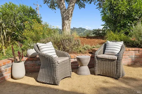 a view of outdoor space and seating