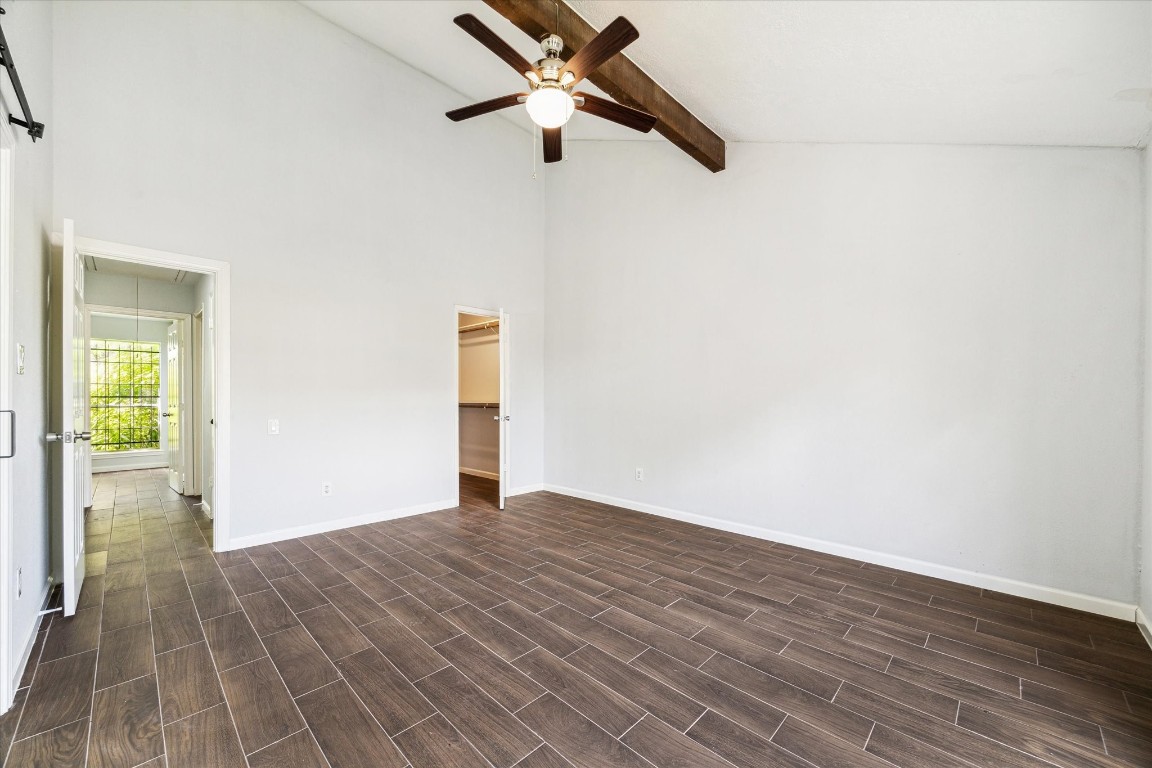 8628 Maplecrest Drive Houston, TX 77099 - Photo 9 of 10 a view of empty room with wooden floor