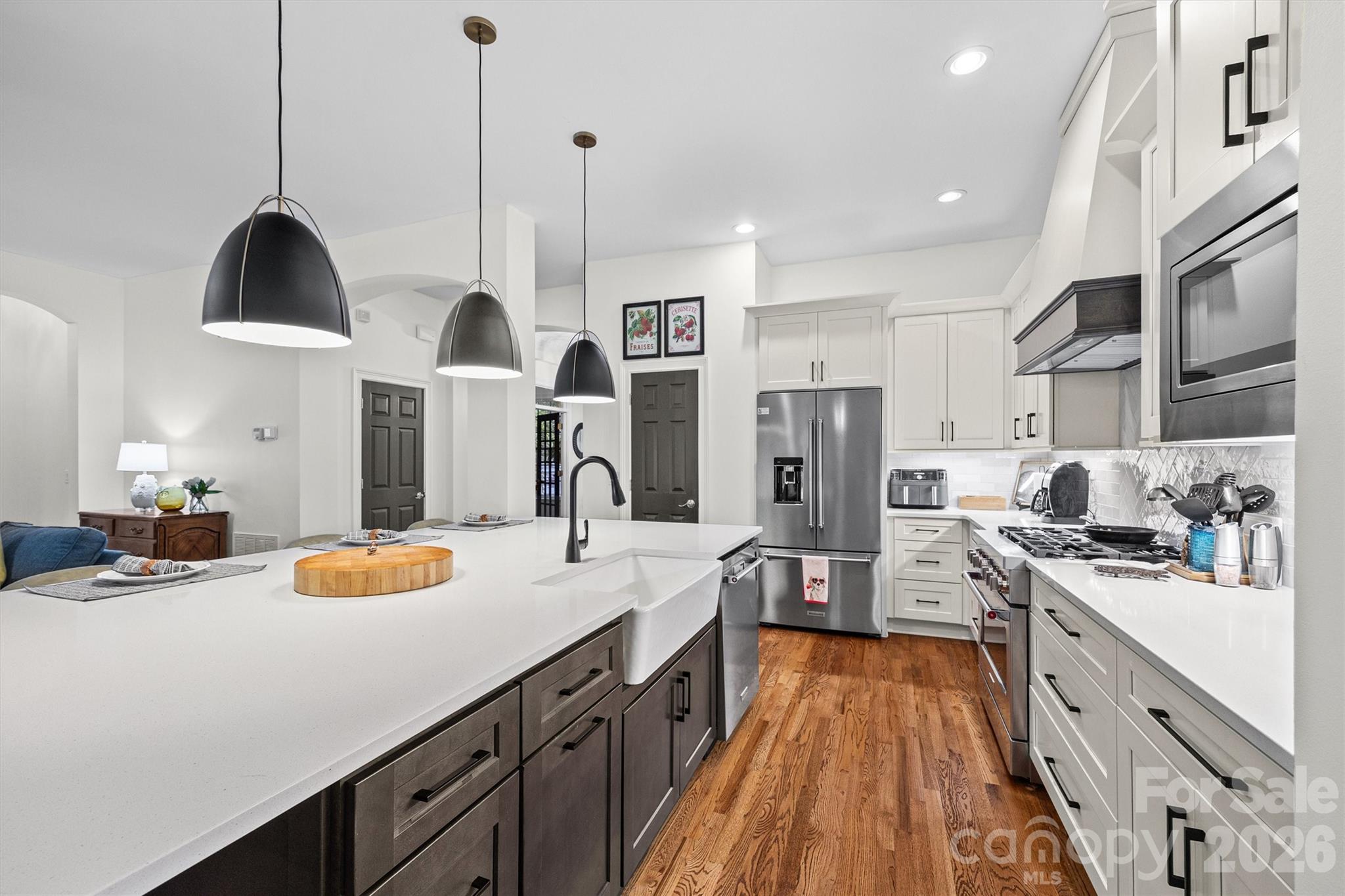 2578 Lower Assembly Drive Fort Mill, SC 29708 - Photo 5 of 28 a kitchen with stainless steel appliances a sink stove and refrigerator