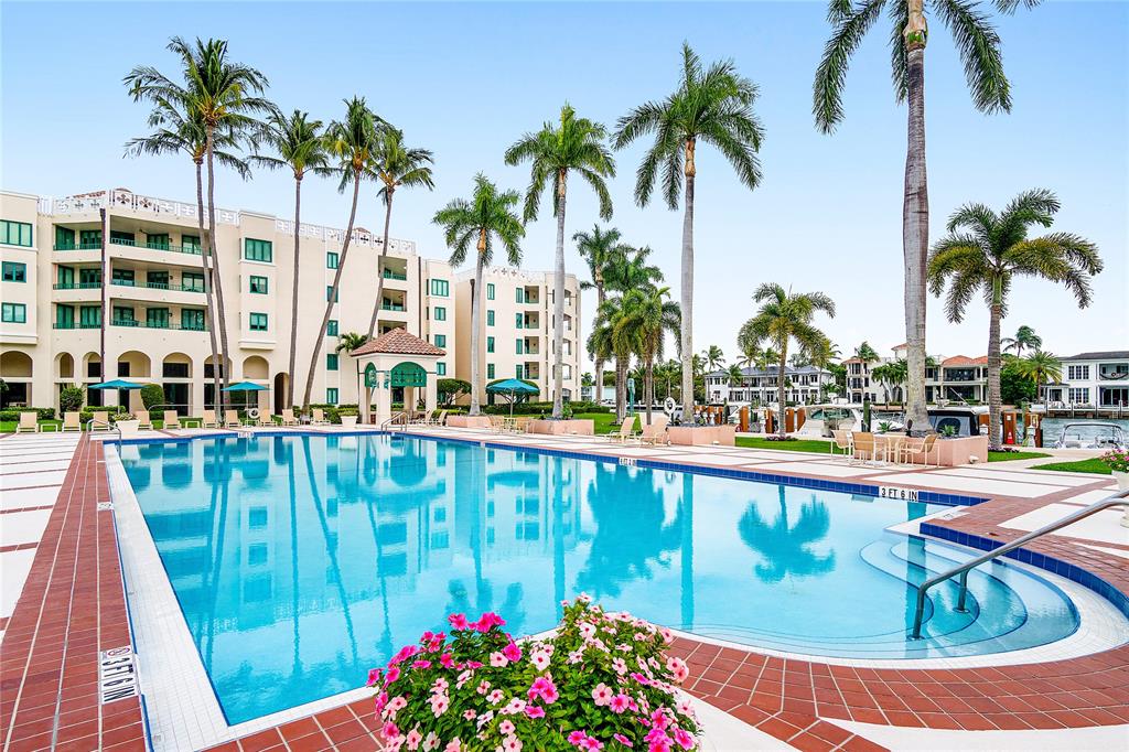 100 Southeast 5th Avenue, Unit 110 Boca Raton, FL 33432 - Photo 40 of 52 a view of swimming pool from a balcony