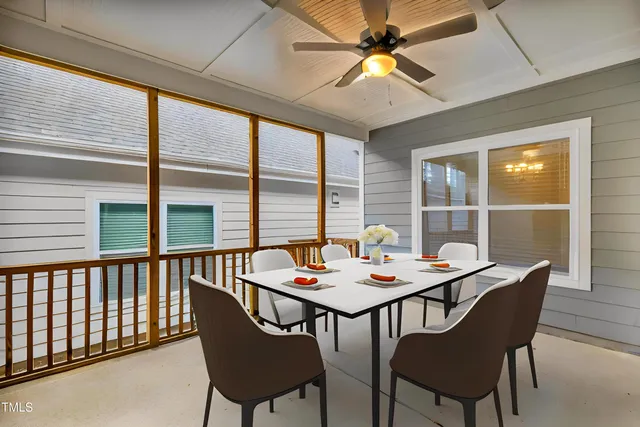 a view of a house with entertaining space