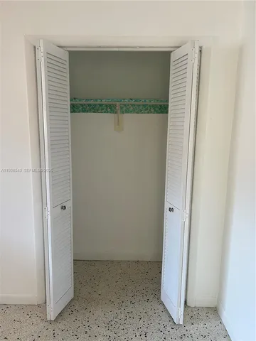 a view of closet area