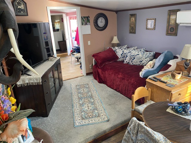 2705 Johnson Branch Road Leoma, TN 38468 - Photo 11 of 16 a living room with furniture and a fireplace