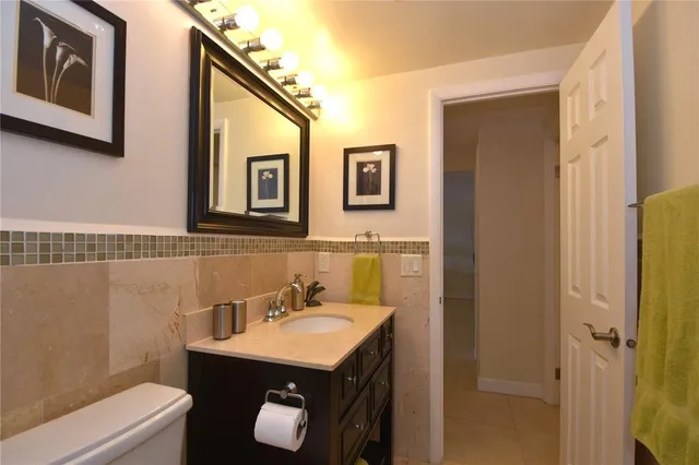 a view of kitchen and living room