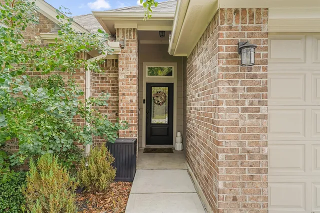 a front view of a building