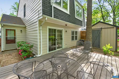 a view of backyard with a potted plant