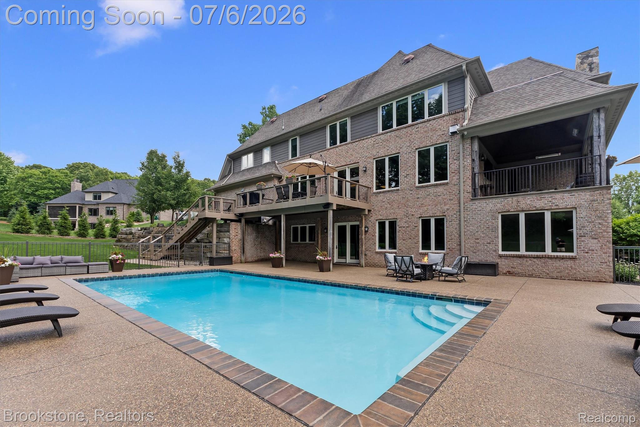 5458 Boulderwood Ridge Clarkston, MI 48348 - Photo 3 of 52 Imagine! Your 20x40 gunite pool with massive patio and multi-teired decking