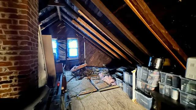 a view of storage and utility room