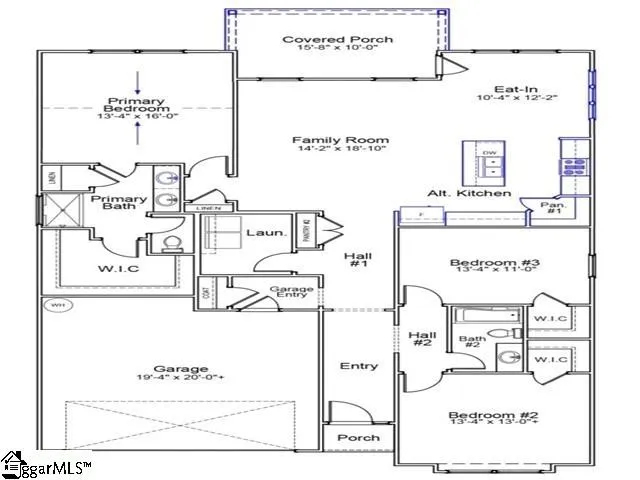 $299,000 | 7046 Fairview Falls Drive, Chesnee, SC 29323