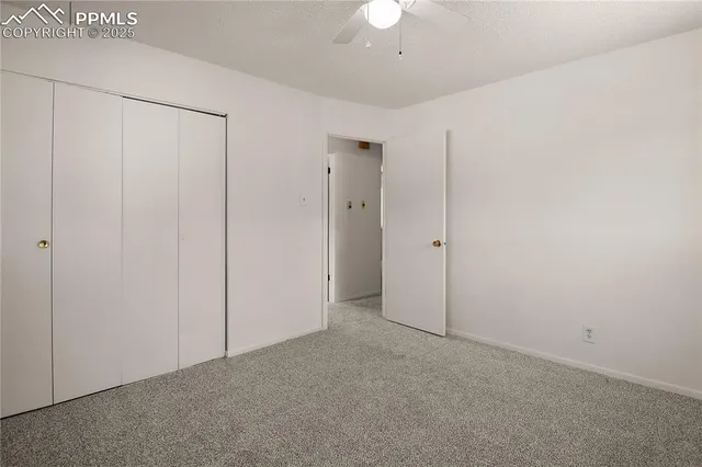 an empty room with window