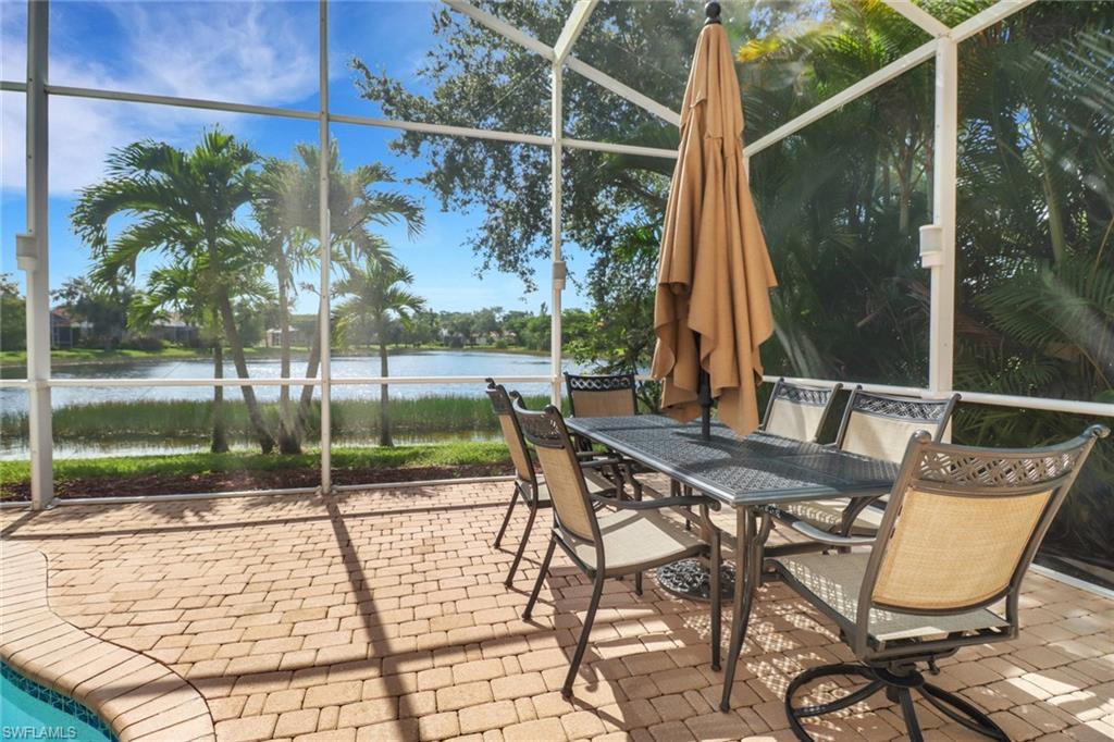 20531 Foxworth Circle Estero, FL 33928 - Photo 25 of 50 Unfurnished sunroom with a water view