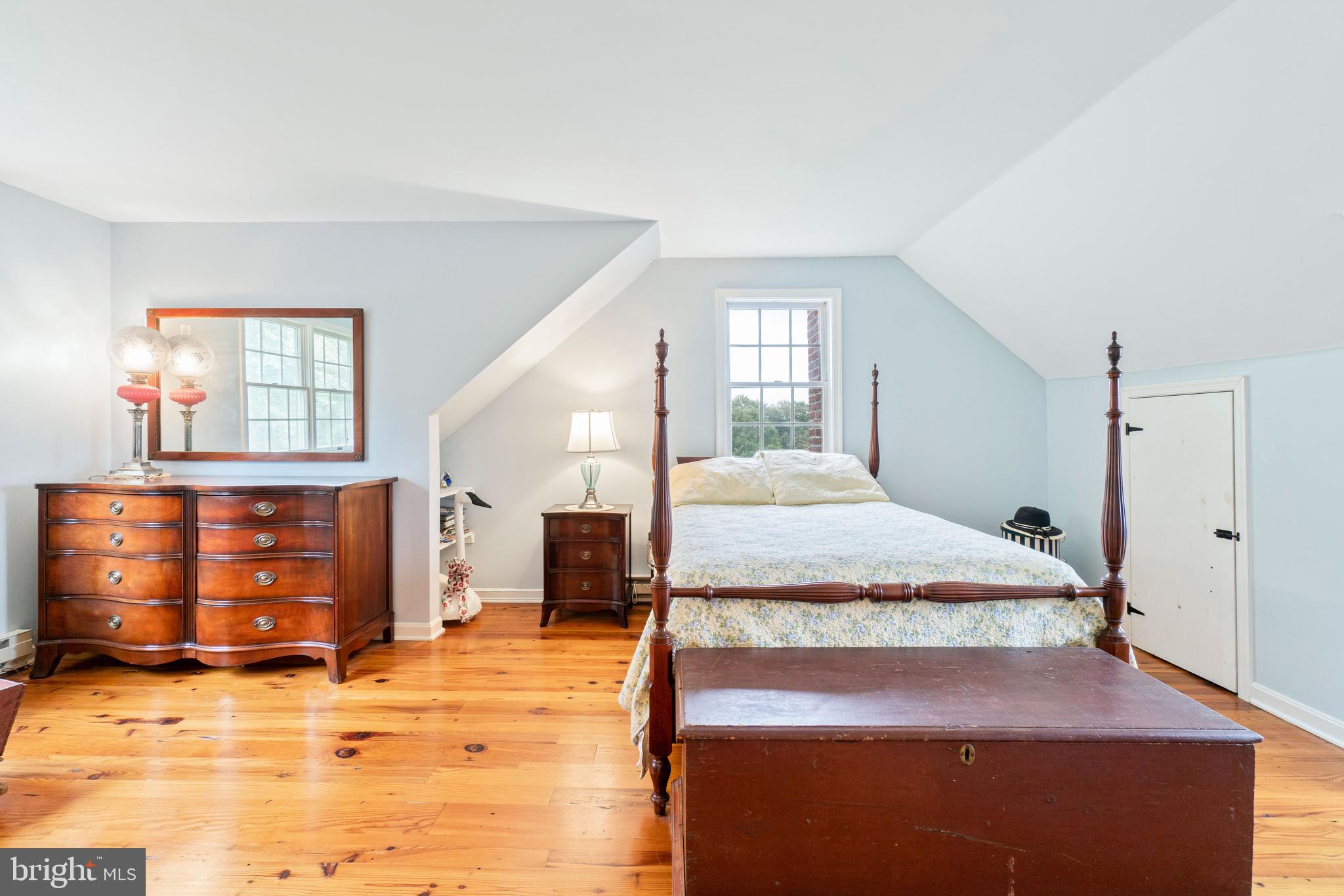 3911 Telegraph Road Elkton, MD 21921 - Photo 19 of 38 Bedroom #3 with dormer and reclaimed wood flooring