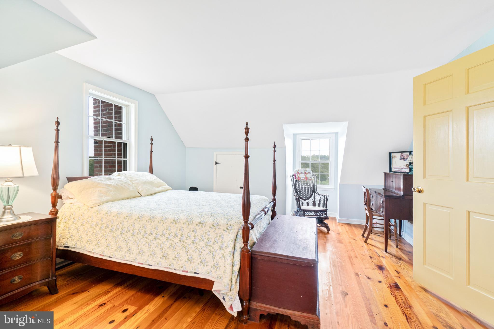 3911 Telegraph Road Elkton, MD 21921 - Photo 20 of 38 Bedroom #3 with dormer and reclaimed wood flooring