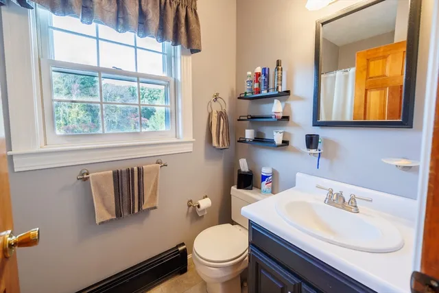 wooden floor in a gallery