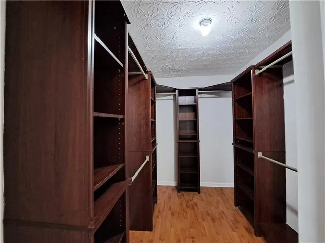 a view of walk in closet