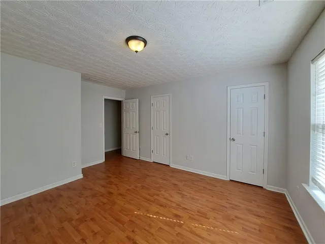 a view of a livingroom with a window