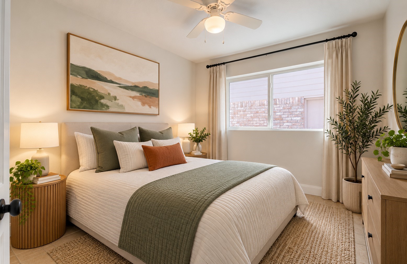 9843 Ribbonwood Street Houston, TX 77078 - Photo 16 of 24 Virtually staged Bedroom 2