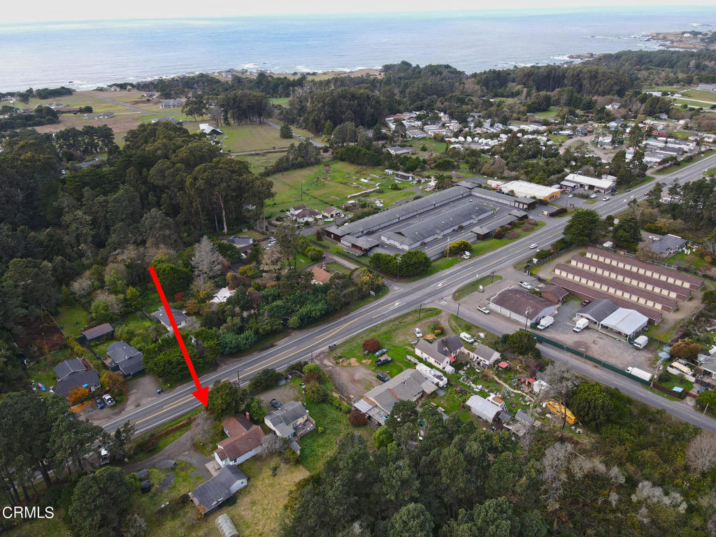 17621 Highway 1 Fort Bragg, CA 95437 - Photo 2 of 23 an aerial view of residential houses with outdoor space and river
