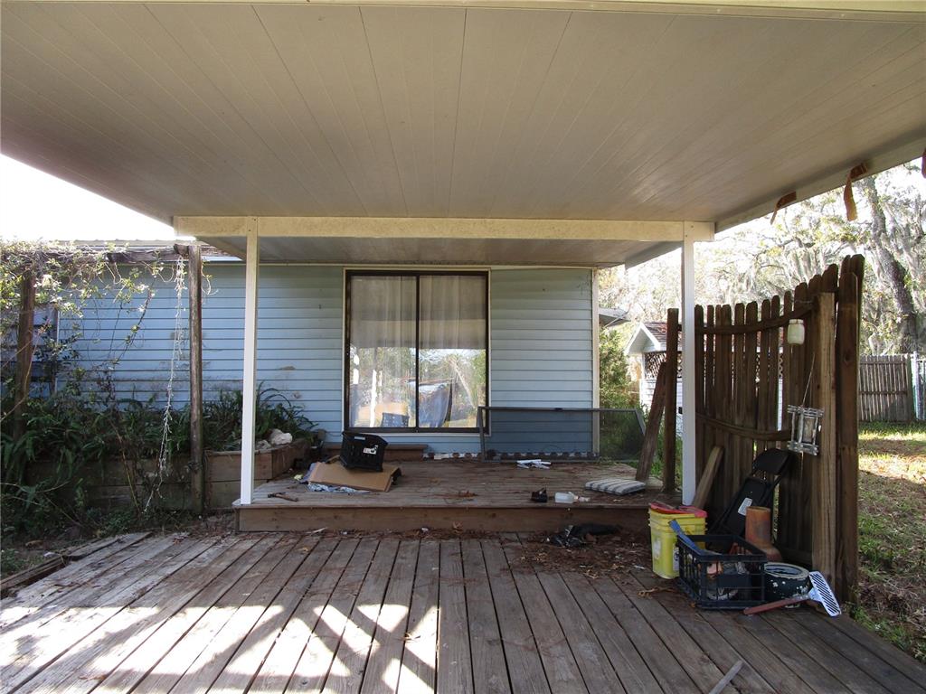 17609 Bathurst Avenue Spring Hill, FL 34610 - Photo 38 of 60 a view of backyard with sitting area