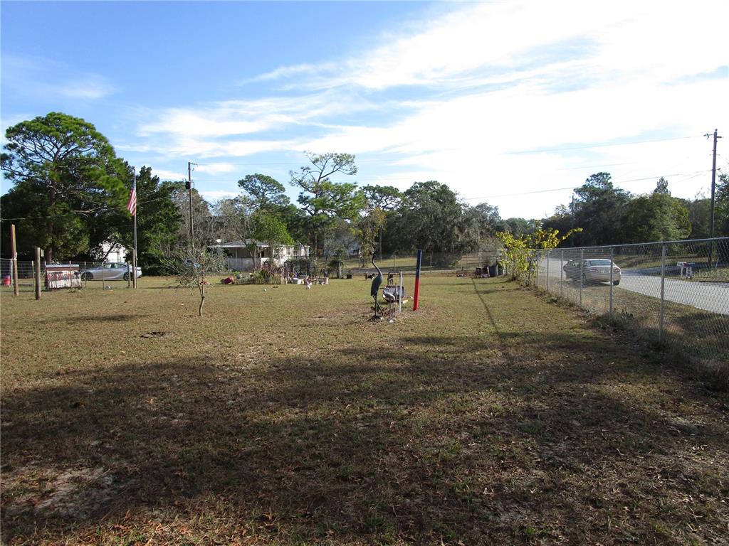 17609 Bathurst Avenue Spring Hill, FL 34610 - Photo 52 of 60 a view of outdoor space with green field and trees