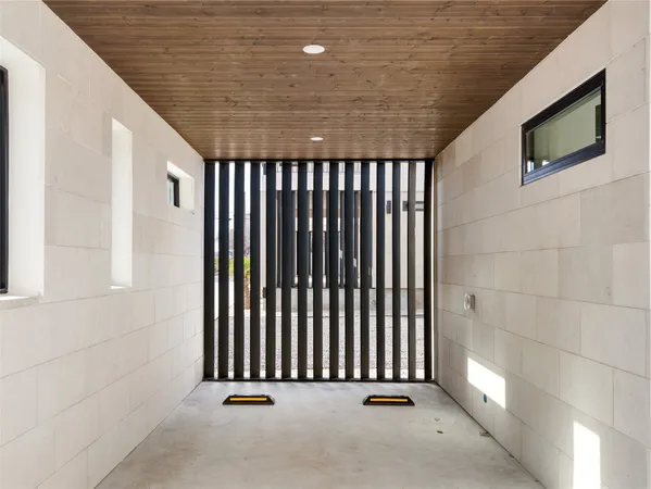 a view of a balcony