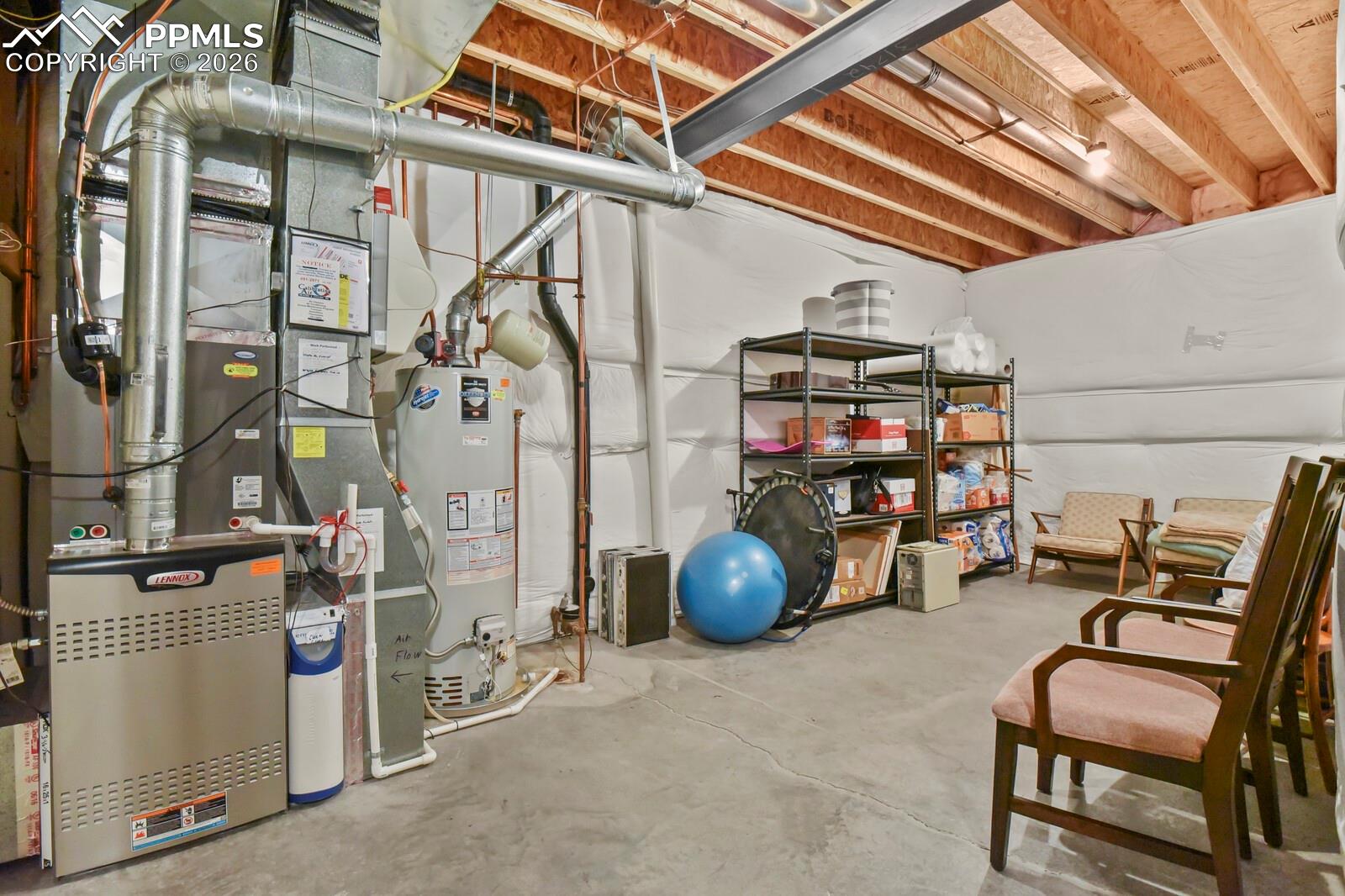 617 Concerto Drive Colorado Springs, CO 80906 - Photo 36 of 46 Useful storage and mechanicals area(Humidifier does not work).