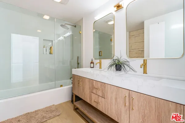 a view of a hallway with entryway