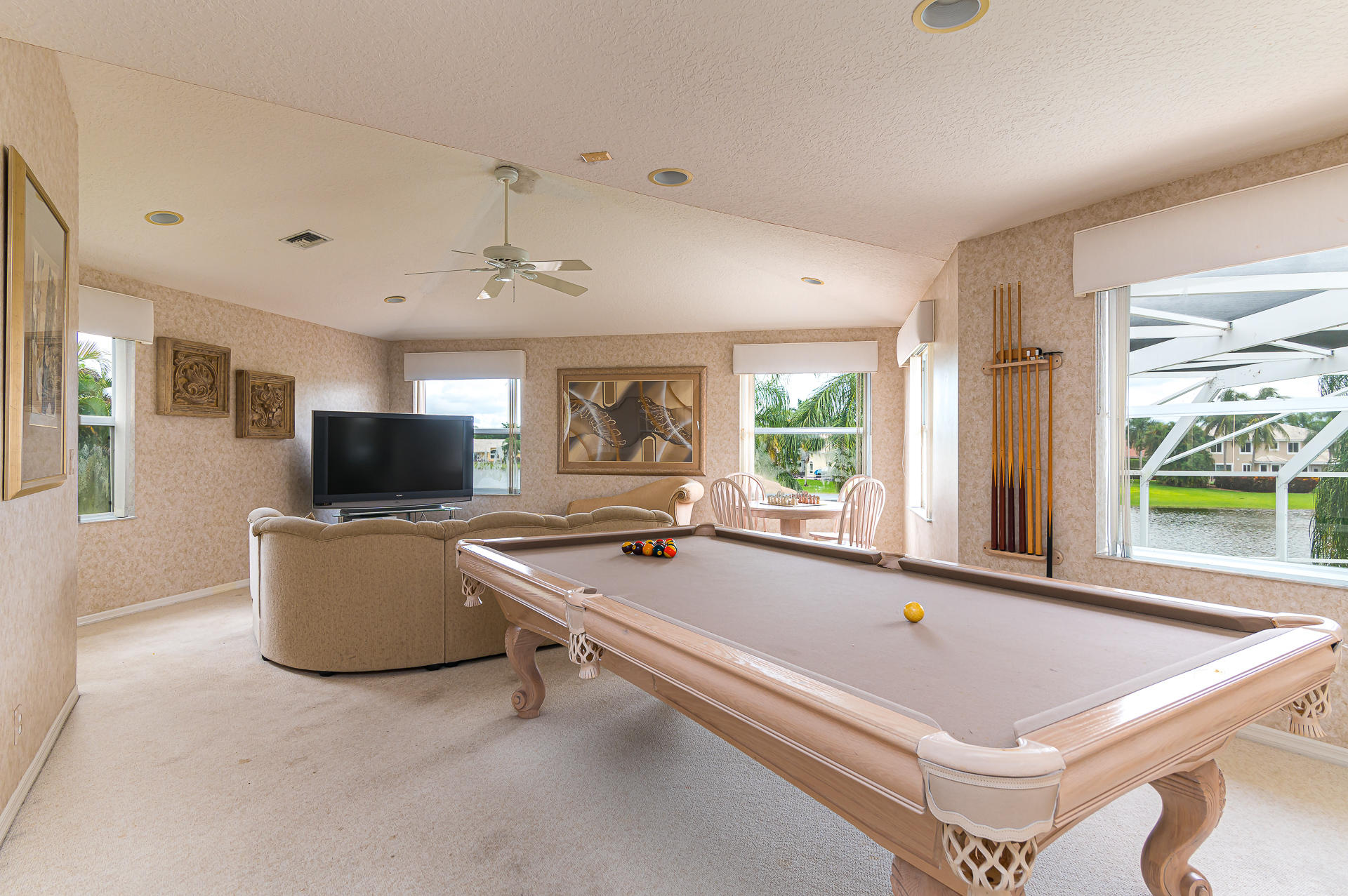 21605 Halstead Drive Boca Raton, FL 33428 - Photo 20 of 43 a room with pool table and windows
