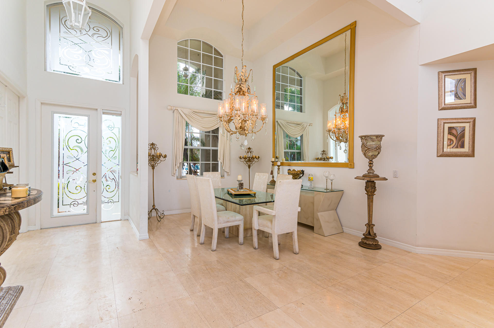 21605 Halstead Drive Boca Raton, FL 33428 - Photo 5 of 43 a dining room with furniture and large windows
